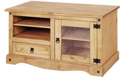 Corona Entertainment TV Unit - Mexican Solid Pine