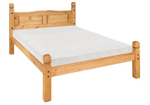 Solid pine shop bed frame double