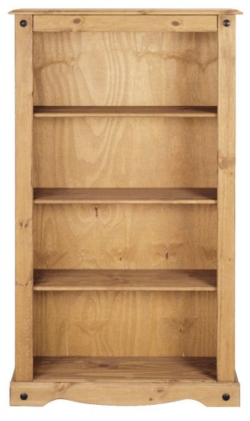 Corona Medium Bookcase - Mexican Solid Pine
