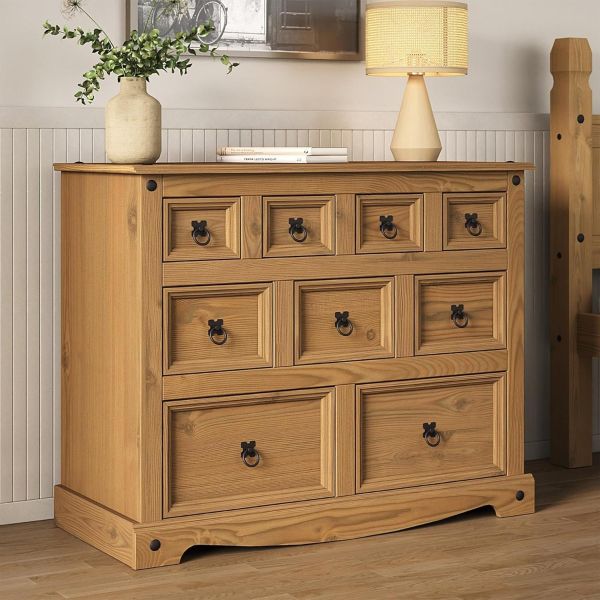 Corona Merchant Chest of Drawers - Mexican Solid Pine